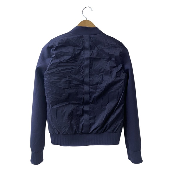 LULULEMON Women's 2 Down & Around Bomber Reversible Jacket Navy 800 Fill Down - Picture 8 of 15